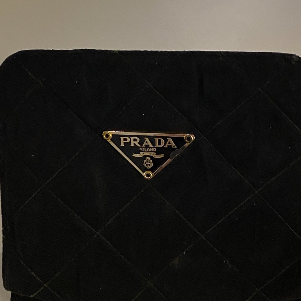 Vintage Quilted Nylon Prada Wallet
